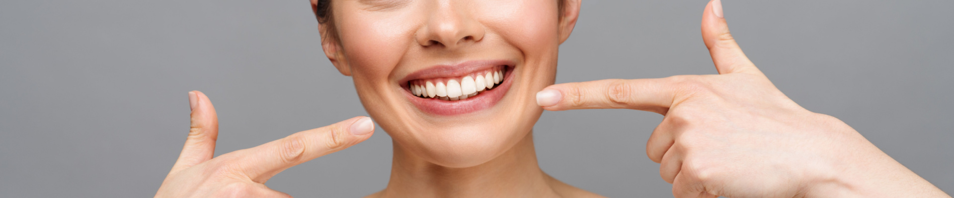 Close-up of a bright, healthy smile